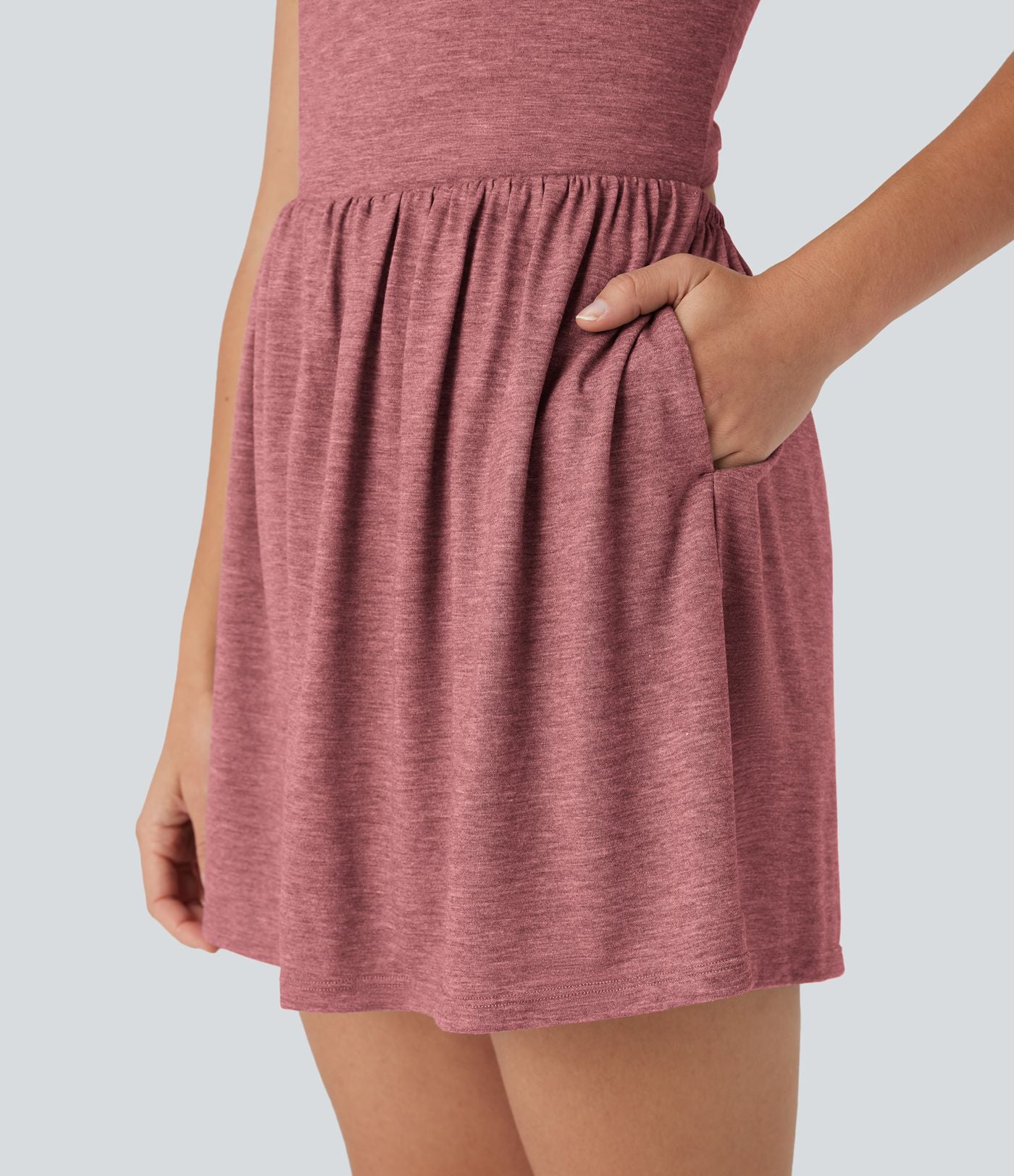 Combi-short 2-en-1 avec coussinets et poches - Édition Easy Peasy