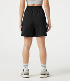 Short cargo bermuda de sport taille haute à cordon de serrage avec poches