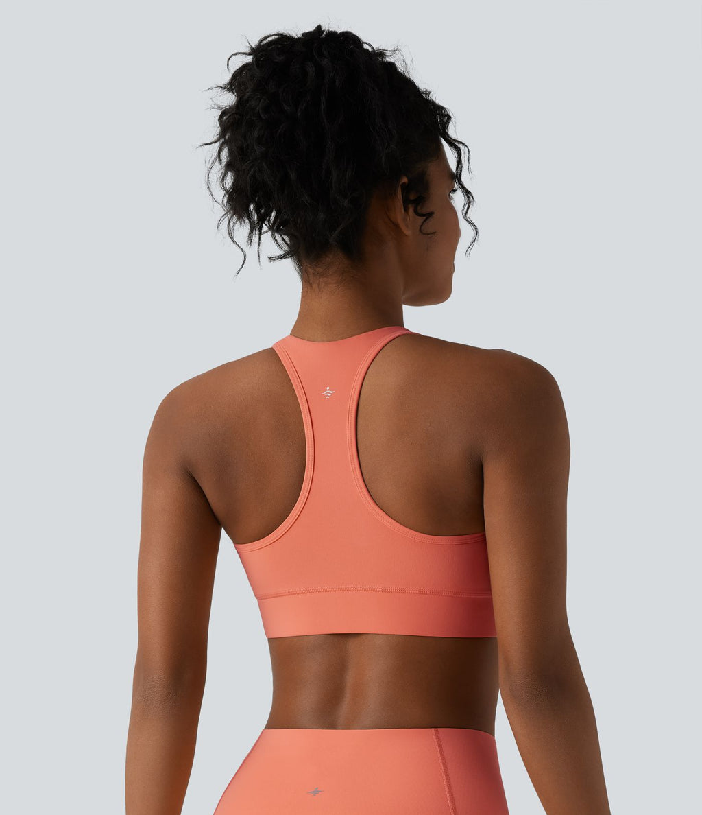 Brassière de sport entraînement Halara UltraSculpt™ soutien intermédiaire col V dos nageur bonnets A-C