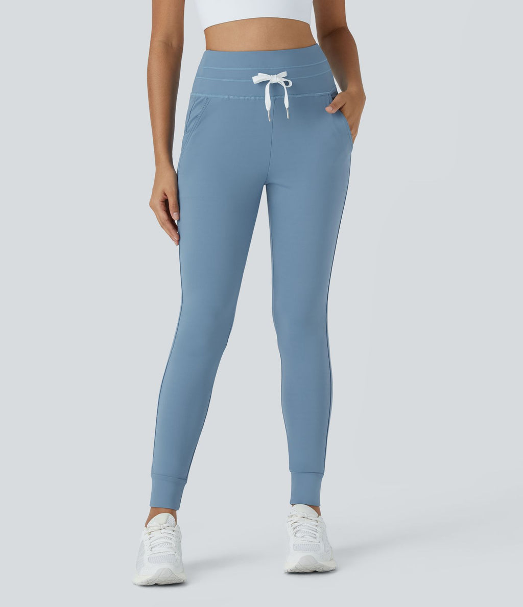 Jogging taille haute Softlyzero™ Plush avec cordon de serrage et poches latérales