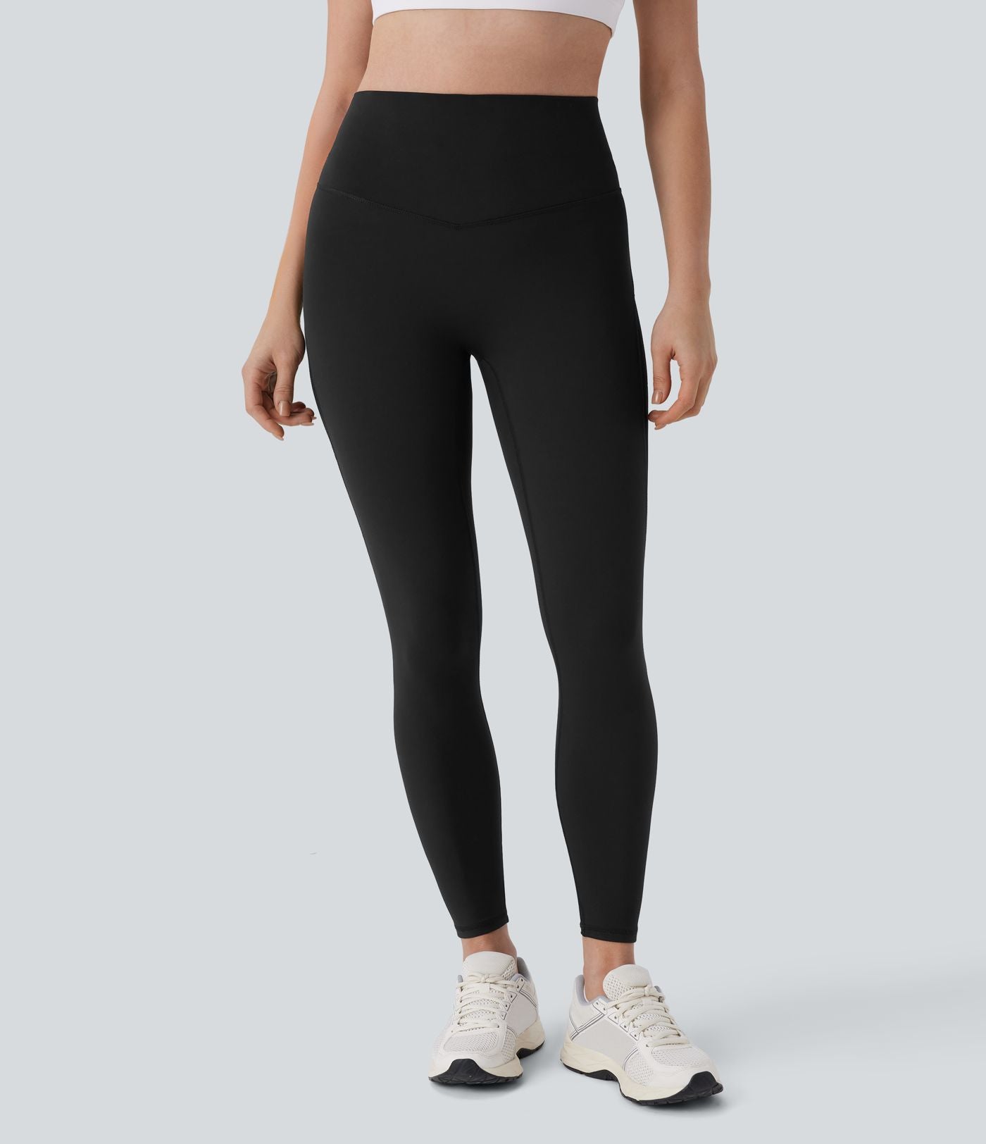 Legging 7/8 d'entraînement gainant taille haute avec mesh contrastant et zip arrière DayStretch avec poches