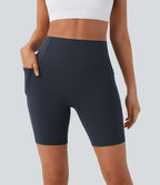 Legging de yoga gainant taille haute chiné à séchage rapide avec poches Halara UltraSculpt™