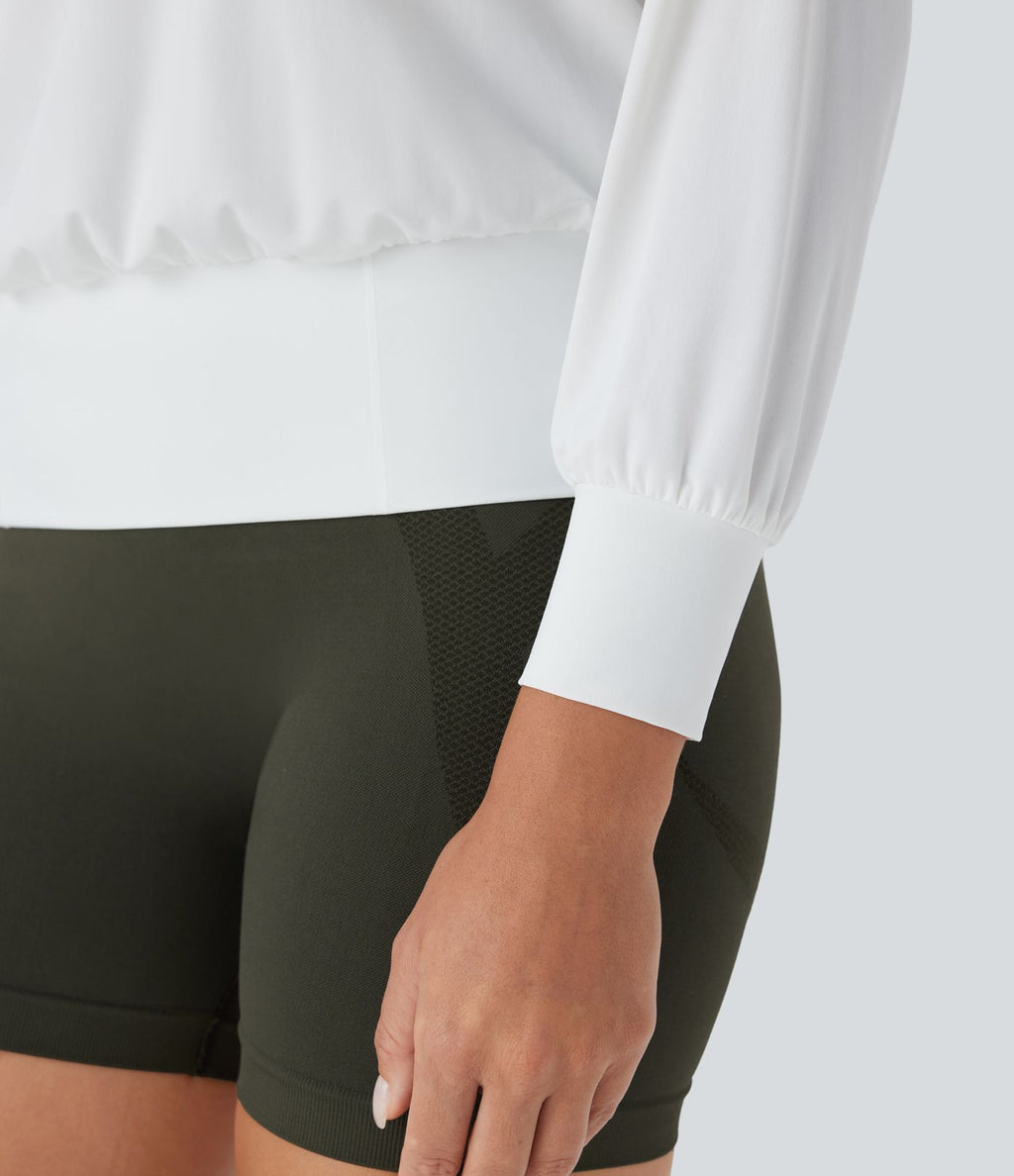 Haut de sport pour yoga asymétrique oversize à effet frais InstantCool et séchage rapide