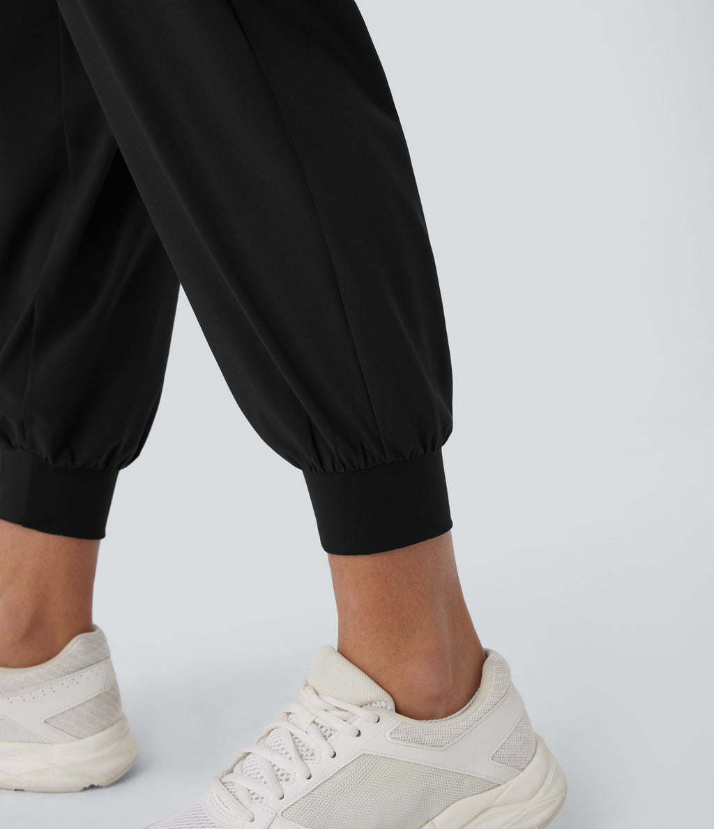 Pantalon de yoga croisé taille haute à séchage rapide Breezeful™ avec poches latérales