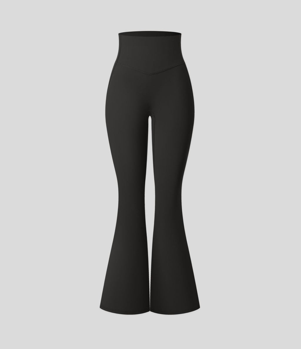 Pantalon 7/8 d'entraînement gainant galbant taille haute avec poches Halara UltraSculpt™