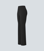Pantalon tailleur légèrement évasé taille haute avec poches arrière Halara Flex™