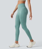 Seamless Flow Legging yoga taille haute gainant et sculptant