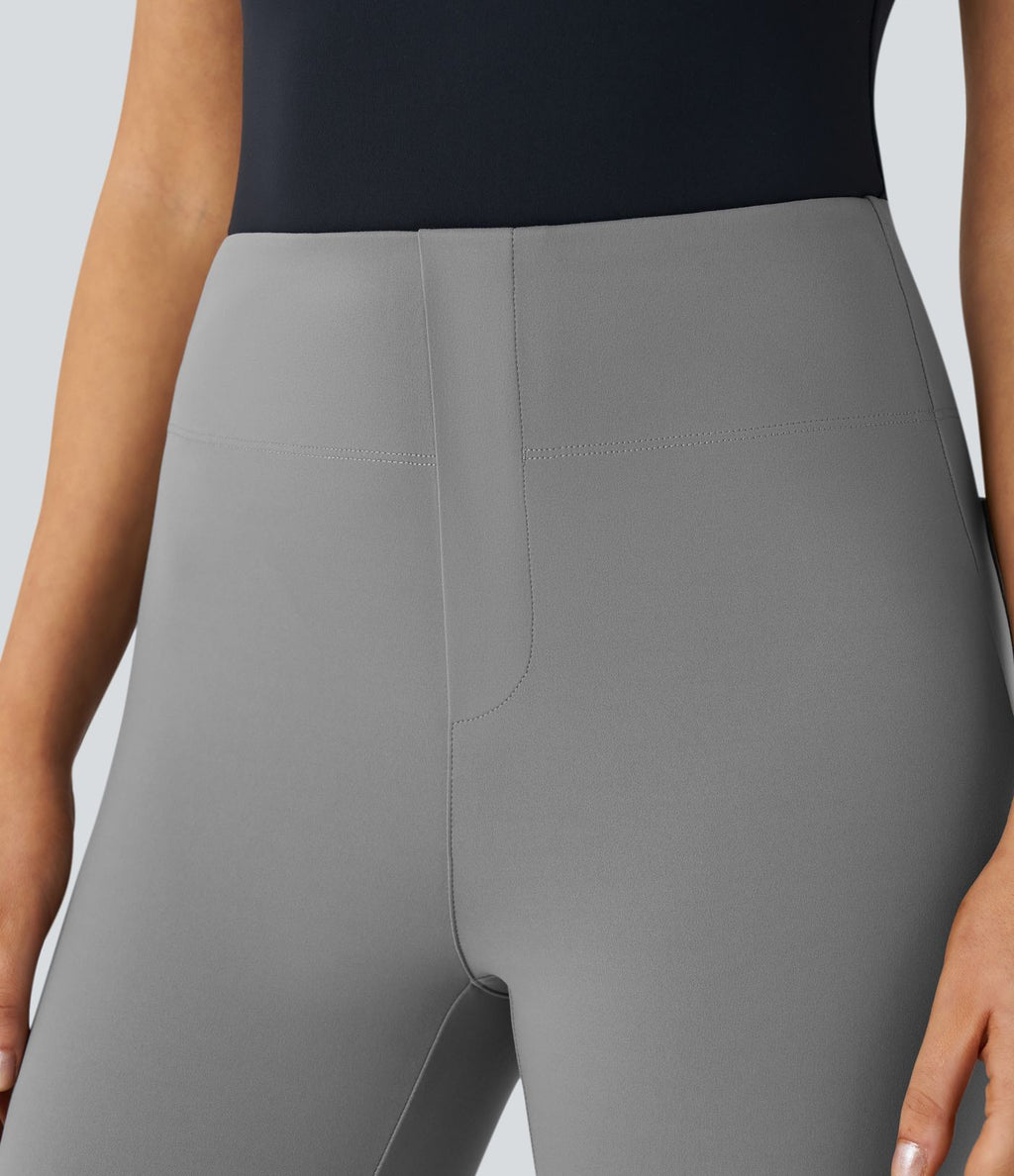 Pantalon tailleur fuselé taille haute Halara Flex™ avec poches