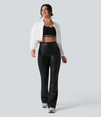 Legging 7/8 de yoga gainant taille haute toucher frais et séchage rapide avec poches - UPF50+ Halara UltraSculpt™