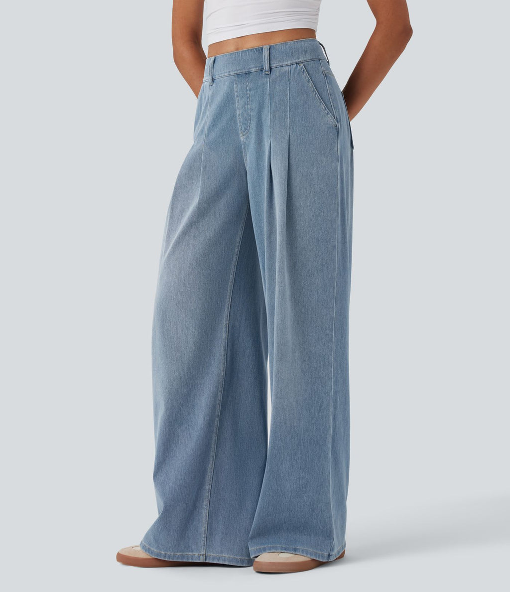 Jean large Halara Flex™ taille mi-haute avec poches