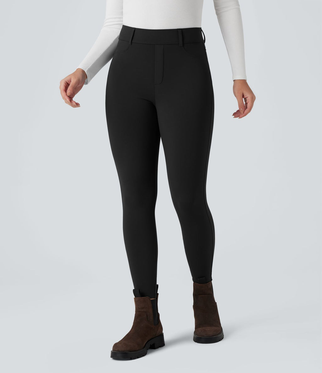 Legging thermique SoftlyZero™ Plush 7/8 taille haute avec poches