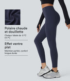 Legging de sport taille haute gainant et thermique Softlyzero™ avec poches