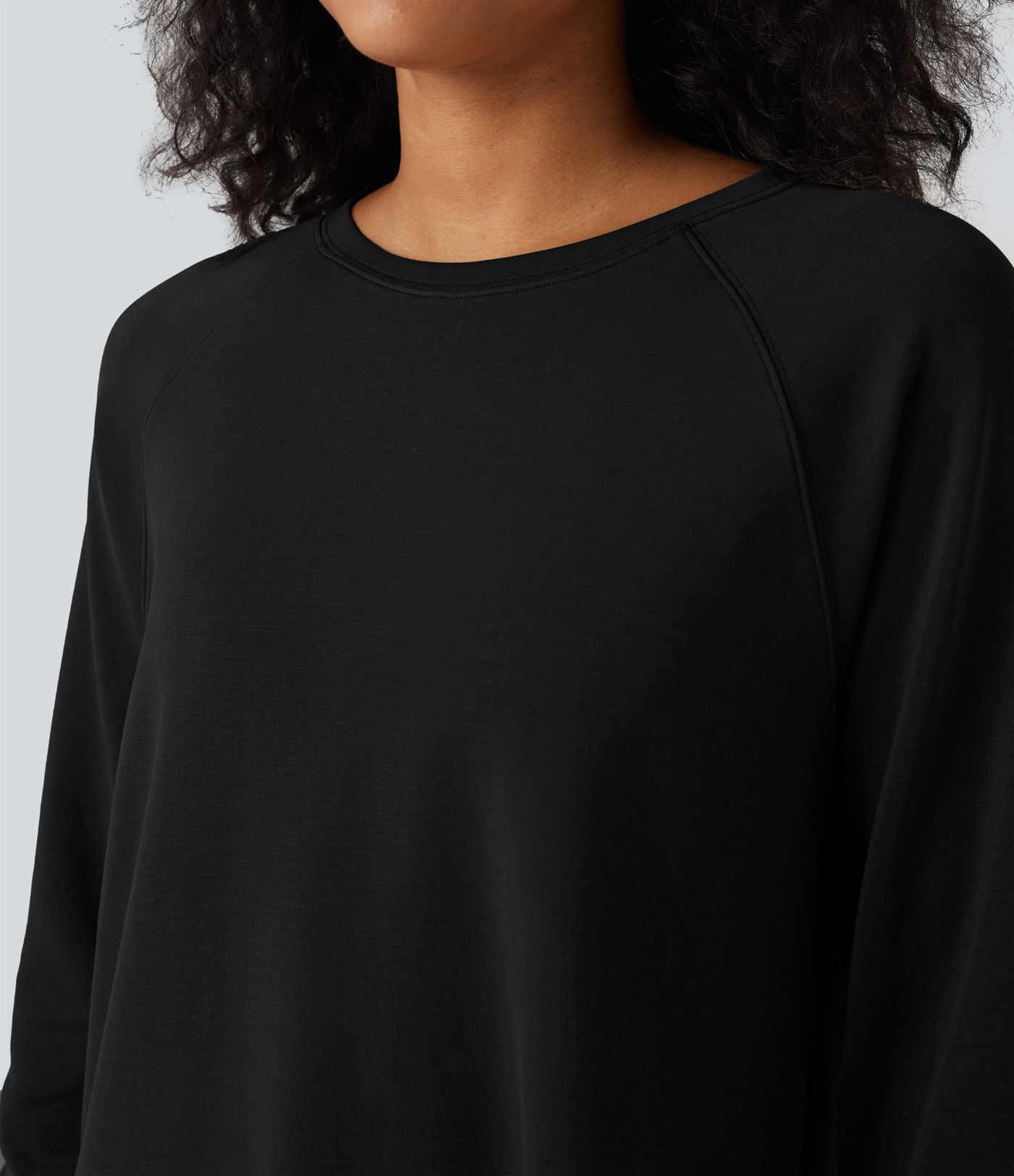 Sweat-shirt décontracté SpacerTek™ col rond et manches longues