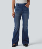 Jean évasé Halara Flex™ casual taille haute avec poches
