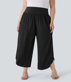 Pantalon tailleur gainant taille haute avec poches Halara Flex™