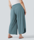 Pantalon tailleur gainant taille haute avec poches Halara Flex™