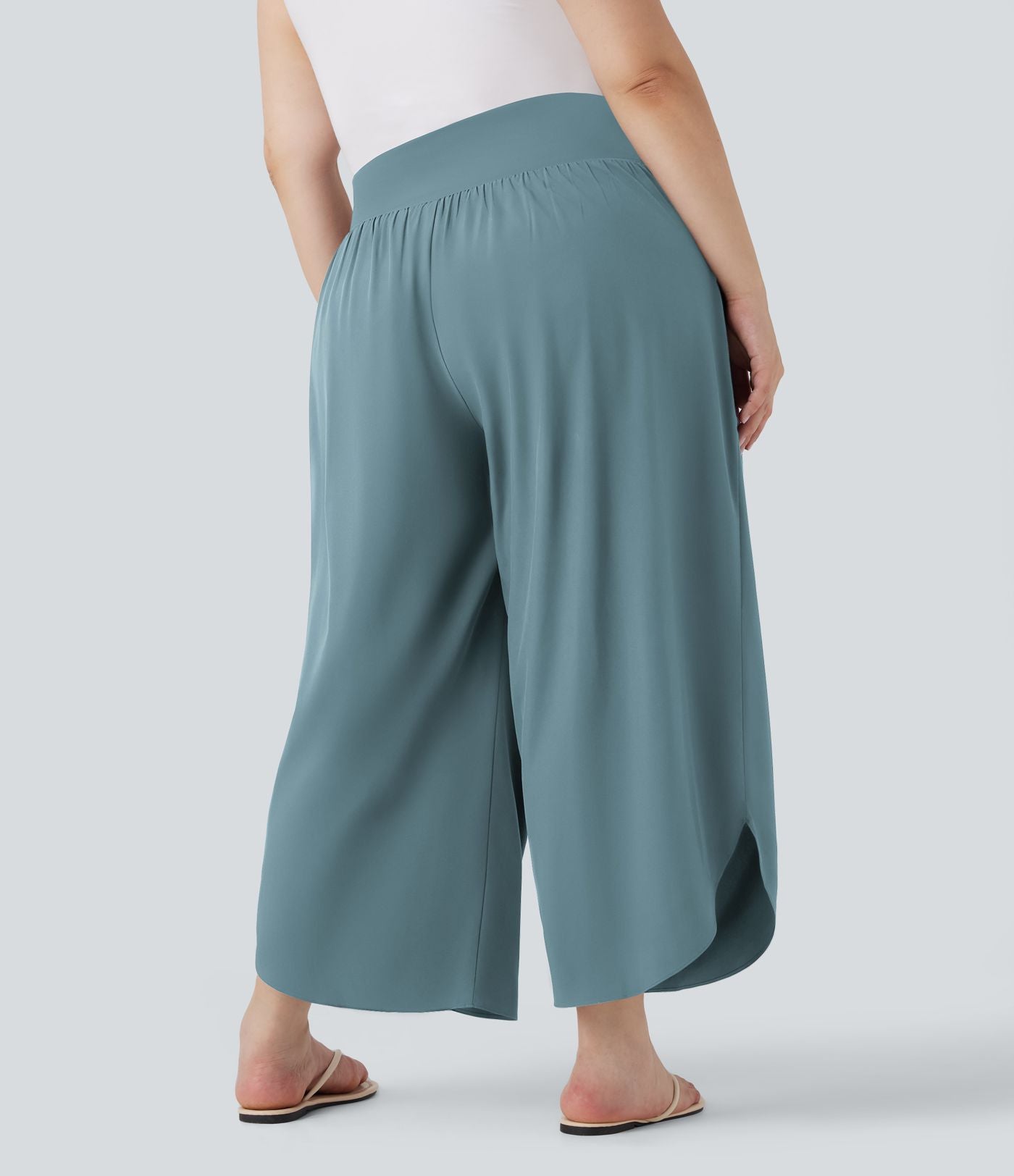 Pantalon tailleur gainant taille haute avec poches Halara Flex™