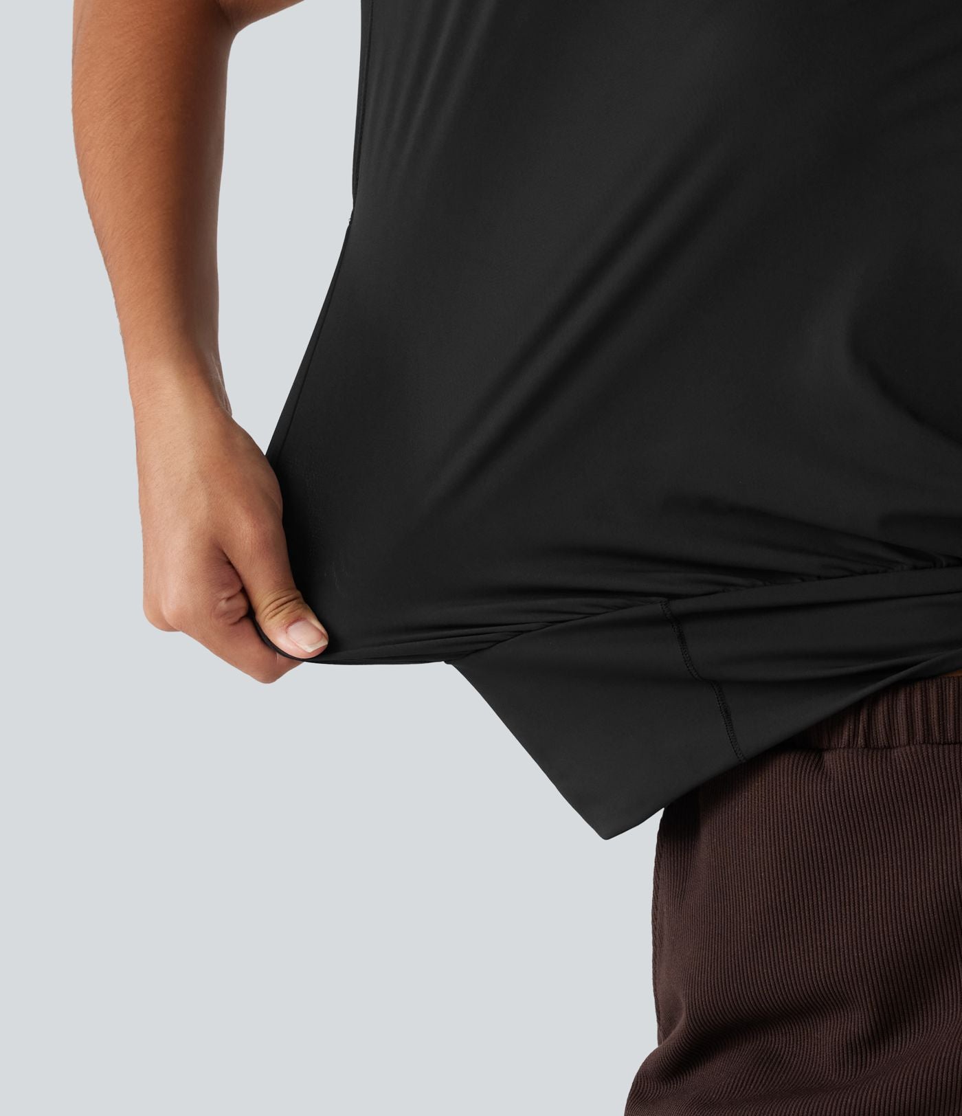 Haut de yoga effet frais InstantCool à séchage rapide avec manches courtes et encolure arrondie