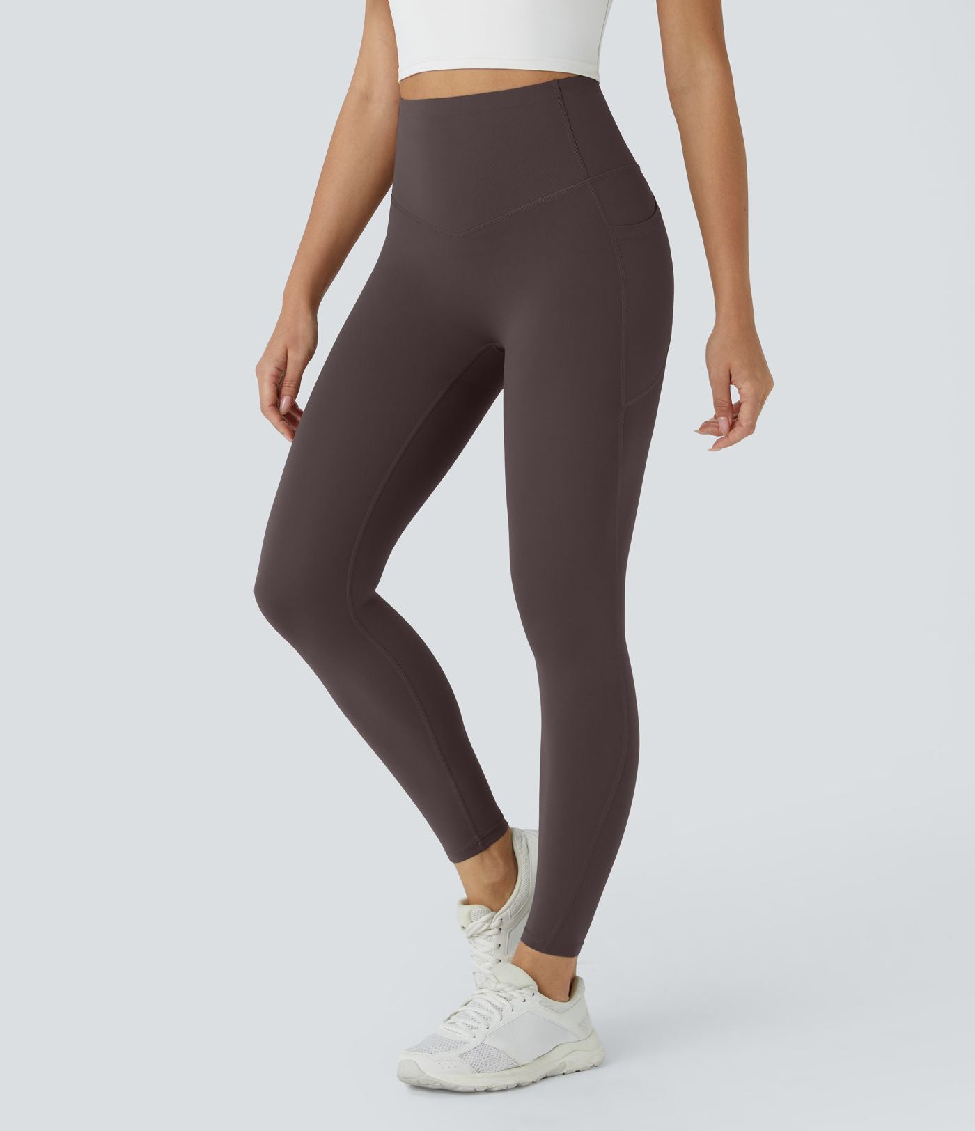 Legging d'entraînement gainant galbant taille haute avec poches Halara UltraSculpt™
