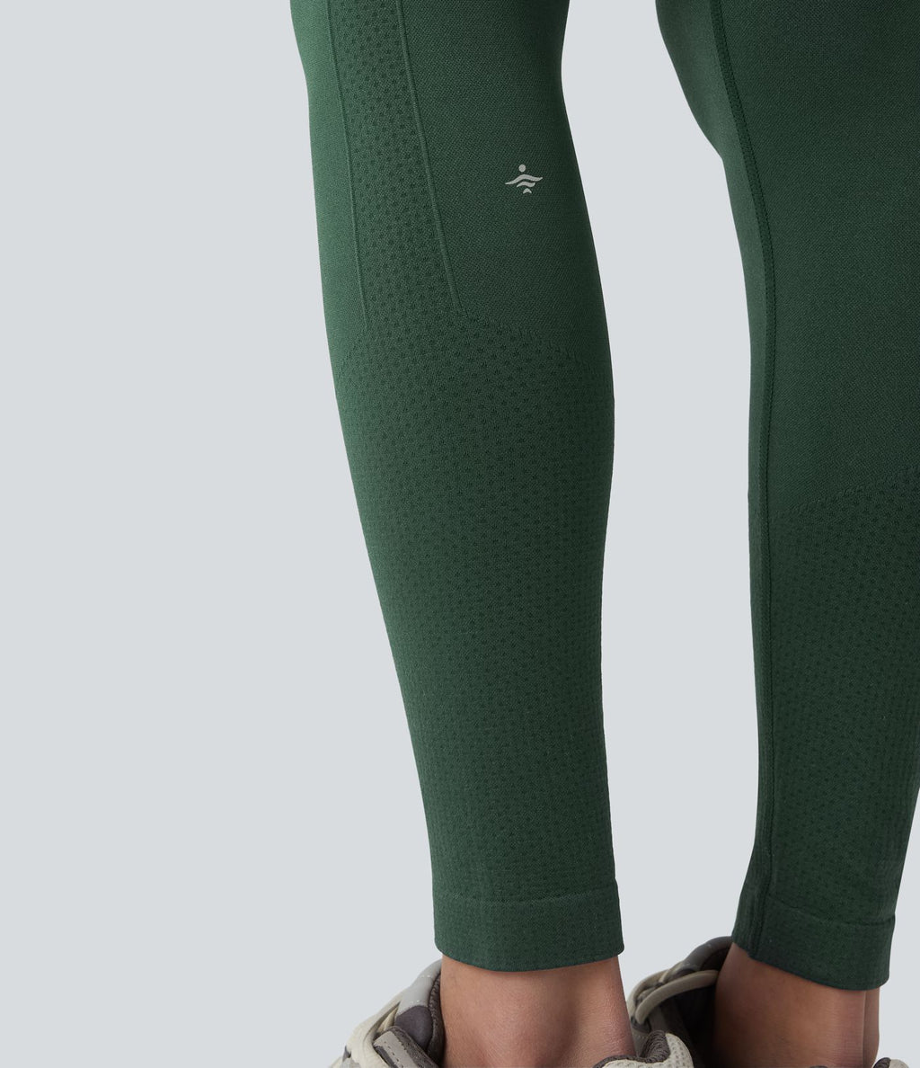 Seamless Flow Legging yoga taille haute gainant et sculptant