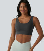 Brassière de sport Halara UltraSculpt™ maintien moyen dos nu avec boucle ajustable et brassière intégrée