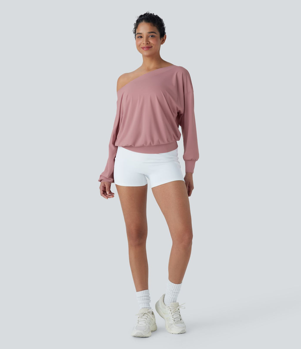 Haut de sport pour yoga asymétrique oversize à effet frais InstantCool et séchage rapide