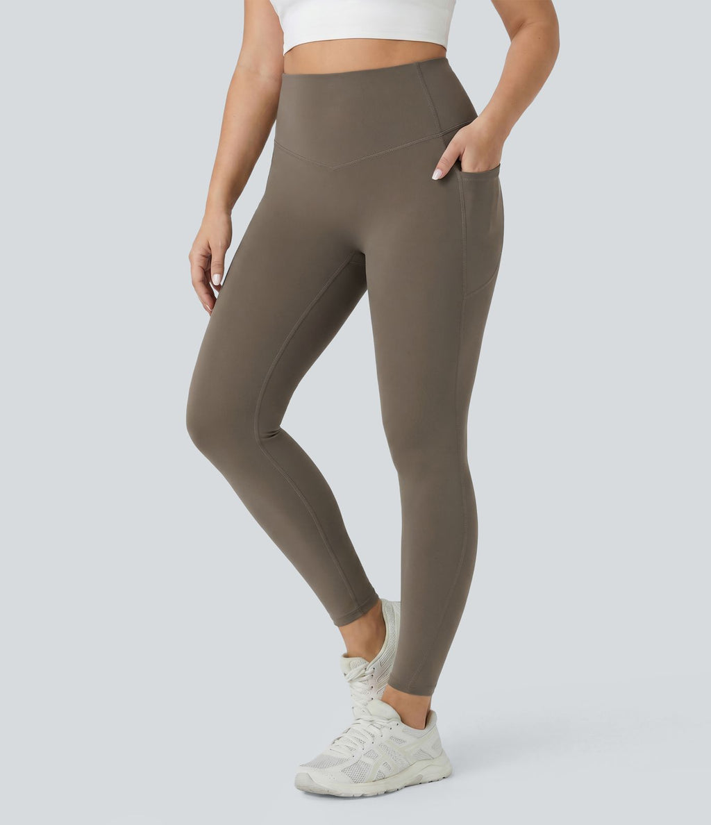Legging d'entraînement gainant galbant taille haute grande taille avec poches Halara UltraSculpt™