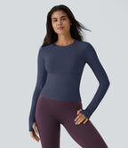 Top Sport Yoga Uni Trous pour les Pouce