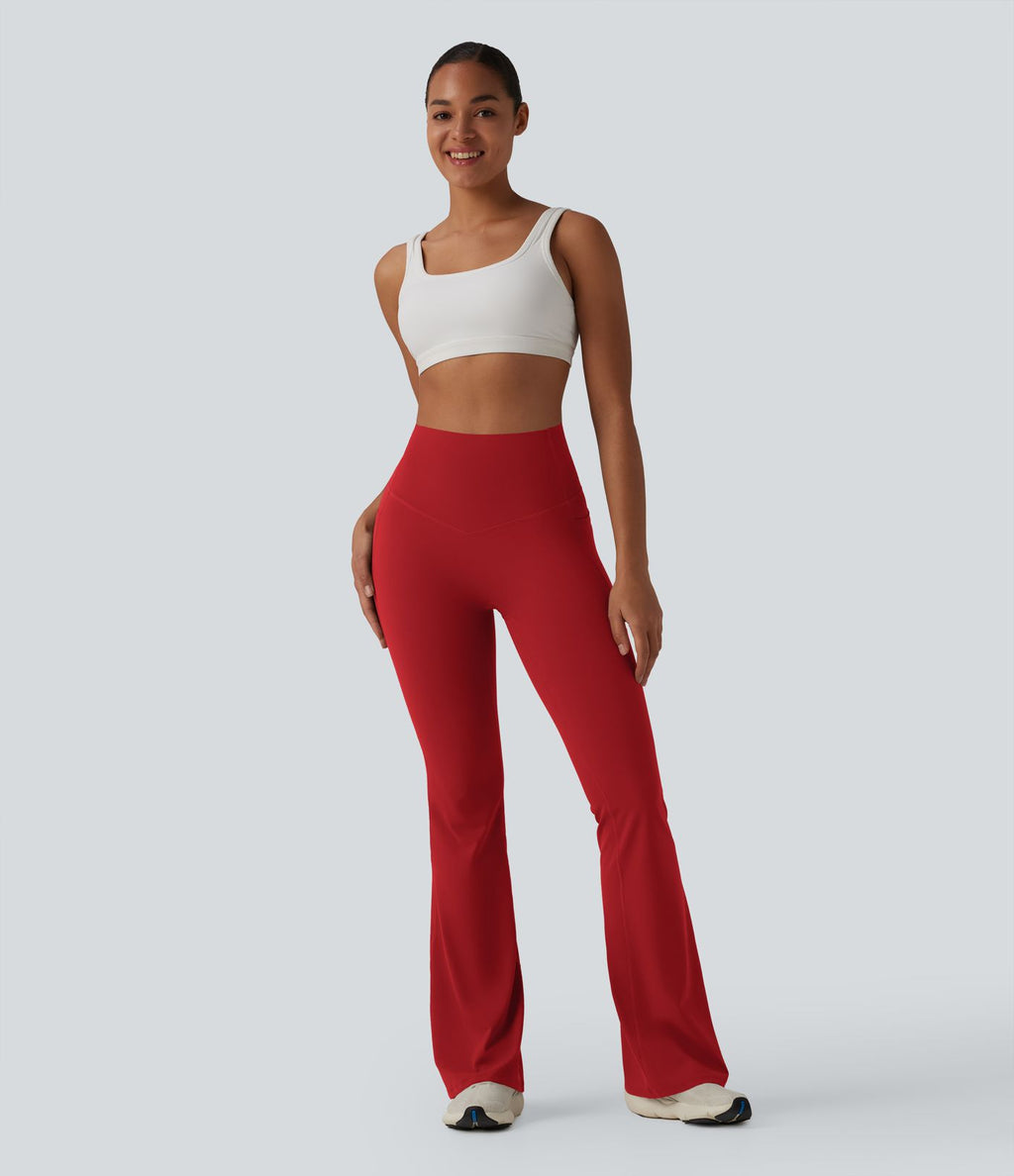Halara UltraSculpt™ Legging de yoga évasé gainant taille haute avec poches