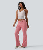 Halara Flex™ Jean évasé casual coloré taille haute avec poches