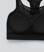 Brassière de sport entraînement SpeedWave™ soutien intermédiaire dos nageur mesh contrastant séchage rapide bonnets A-D