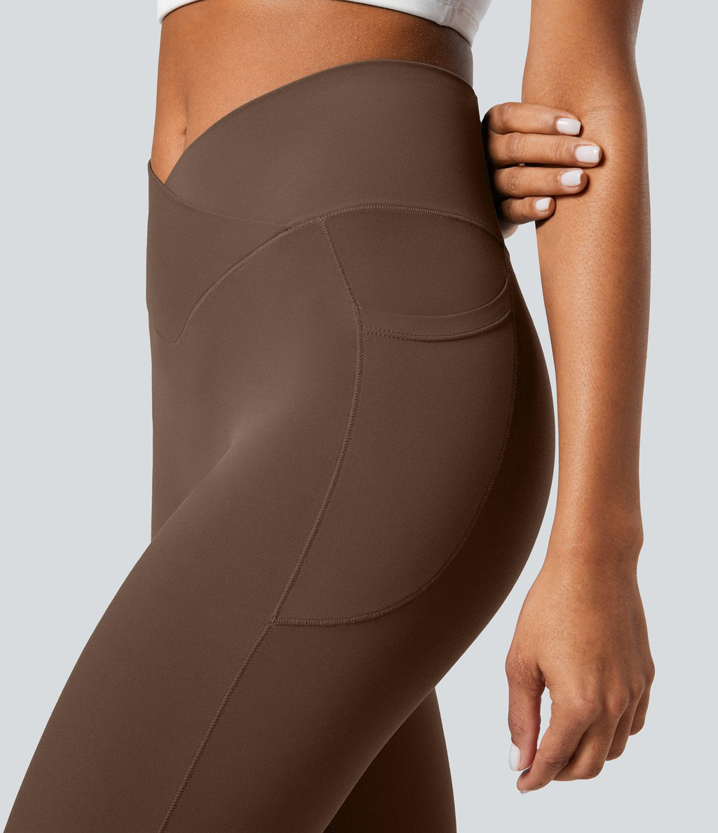 Softlyzero™ Legging Unis Poches Croisées