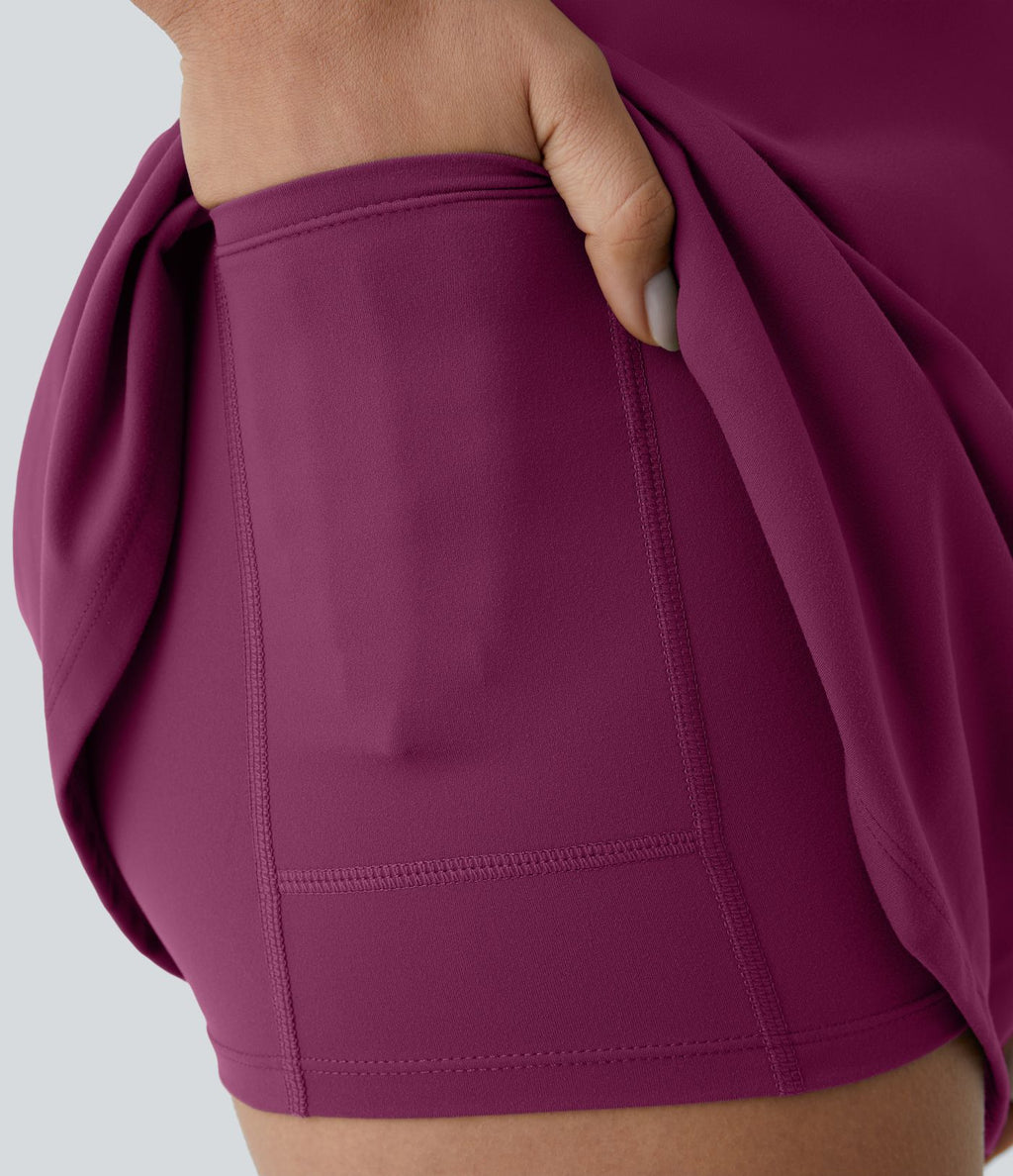 Robe de sport mini 2-en-1 SoftlyZero™ Plush avec poche E-G