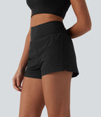 Breezeful™ Short de sport séchage rapide taille haute 7,5 cm avec poches