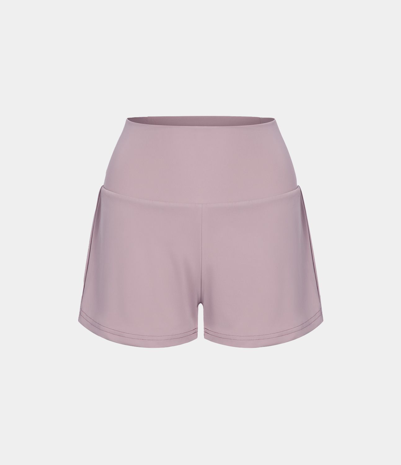 Short 7,5cm Yoga 2 en 1 Super Taille Haute Poches Arrière Poches Cachées Latérales