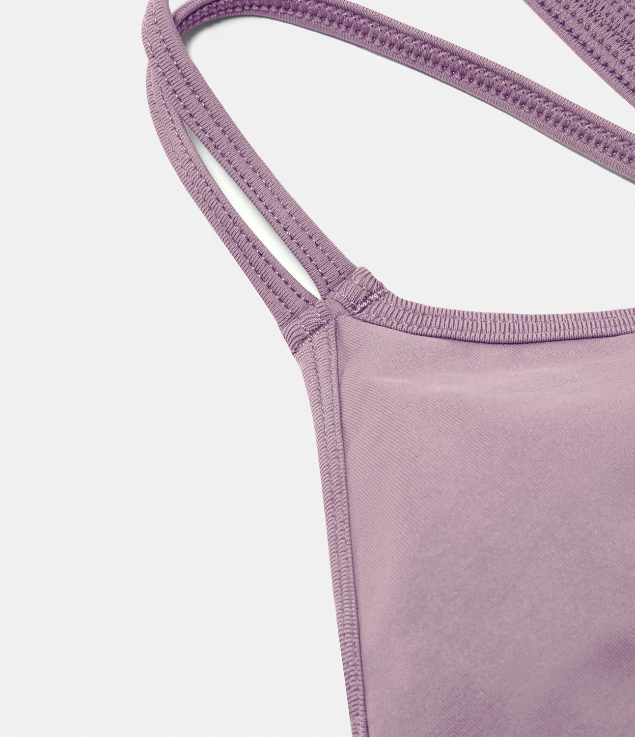 Brassière de sport maintien léger bretelles froncées doubles bonnets A-D OneForm Seamless Flow